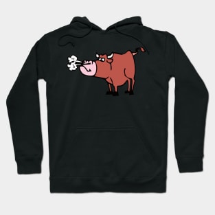 Snorting bull (Bos taurus) Hoodie